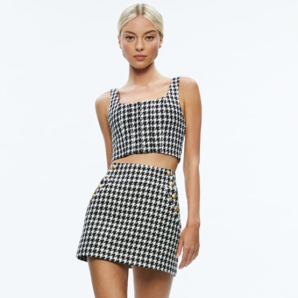 Alice + Olivia Donald Mini Skirt Size Xs